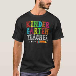 Süße Kindergartenerzieherin Zurück zur Schule Erst T-Shirt