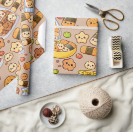 Süße Kirsch-Arare-Kakimochi Geschenkpapier