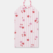 Süße Kirsch-Dankeschön-Tags Geschenkanhänger (Rückseite)