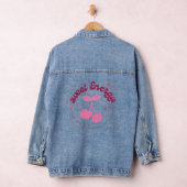 Süße Kirsch-Denimjacke Jeansjacke (Hangar)