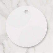 Süße Kirsch-Hochzeitsdusche Geschenkanhänger (Rückseite)