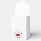 Süße Kirsch-Hochzeitsdusche Geschenkschachtel (Geöffnet)