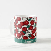 Süße Kirsch-Kaffeetasse Kaffeetasse (Vorderseite Links)