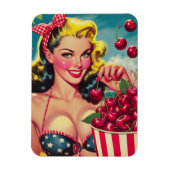Süße Kirsch-Pin-up Magnet (Vertikal)