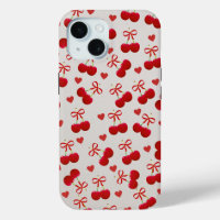 Süße Kirsch-Schale iPhone 15 Hülle 🍒