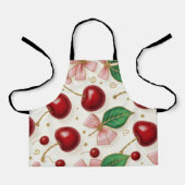 🍒Süße Kirsch-Schürze mit All-Over-Print Schürze (Vorderseite)