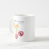 SÜSSE KIRSCHE KAFFEETASSE (Vorderseite Links)
