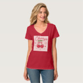 Süße Kirsche  T-Shirt (Vorderseite Vollansicht)