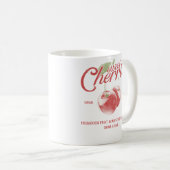 Süße Kirschen Verbotene Frucht Kaffeetasse (VorderseiteRechts)