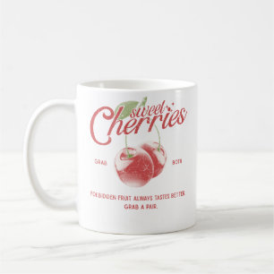 Süße Kirschen Verbotene Frucht Kaffeetasse