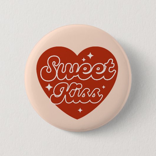Süße Kiss-Taste Button (Vorderseite)