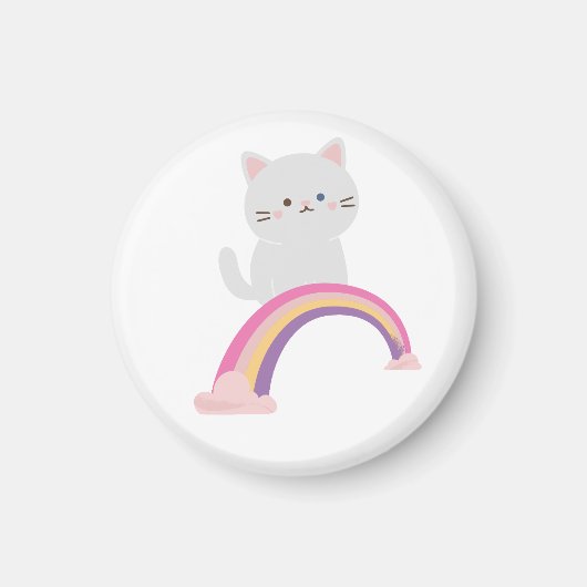 Süsse Kitten Cat Magnet (Vorne)