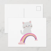 Süsse Kitten Cat Postkarte (Vorne/Hinten)