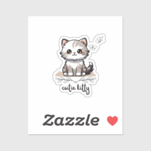 Süsse Kitty Aufkleber