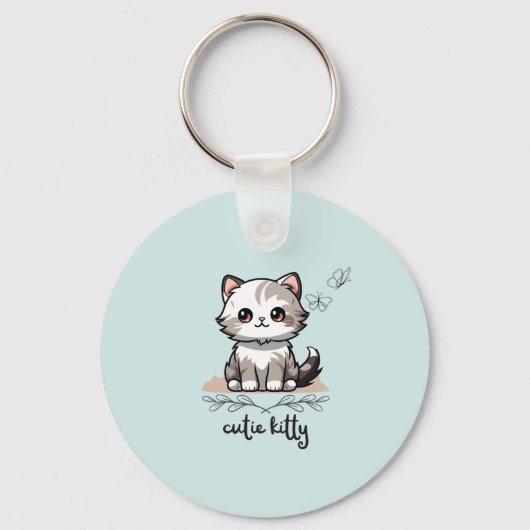 Süsse Kitty Schlüsselanhänger (Vorderseite)