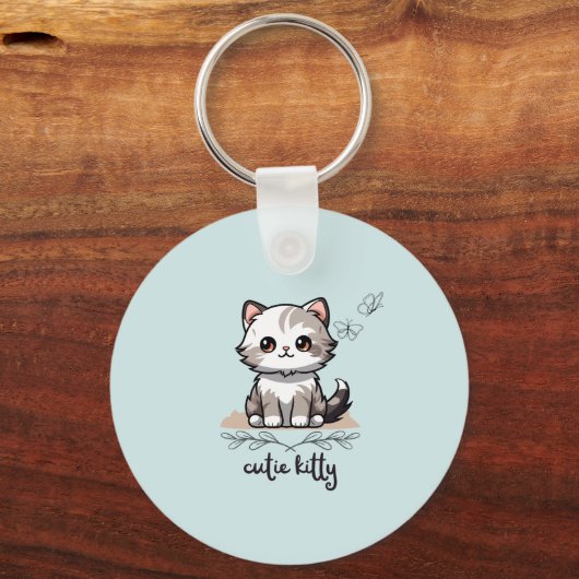 Süsse Kitty Schlüsselanhänger (Rückseite)