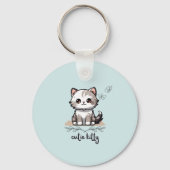 Süsse Kitty Schlüsselanhänger (Rückseite)