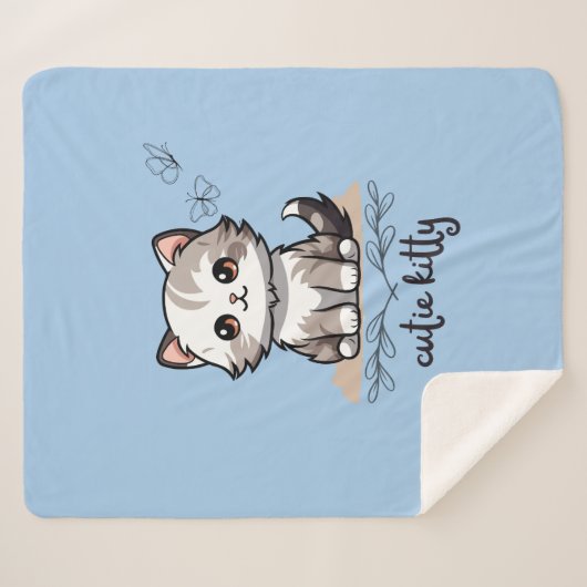 Süsse Kitty Sherpadecke (Vorderseite (Horizontal))