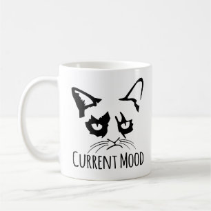 Süße Kitty Verrückte Katzenlady Aktuelle Stimmung Kaffeetasse
