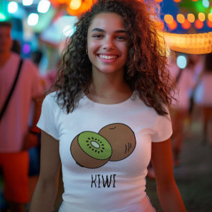 süße Kiwi grüne Sommerästhetik T-Shirt