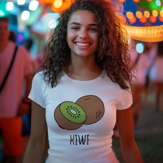 süße Kiwi grüne Sommerästhetik T-Shirt