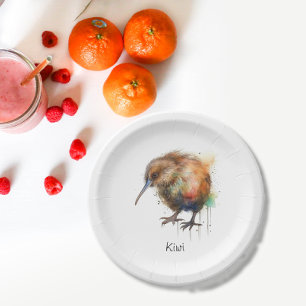 Süße Kiwi, individuell Pappteller