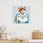 Süße Klassenzimmerposter Poster (Küche)