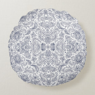 Süße klassische Blumenmuster Rundes Kissen