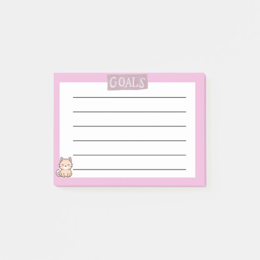 Süße klebrige Haftnotizen  Post-it Klebezettel (Vorderseite)