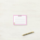 Süße klebrige Haftnotizen  Post-it Klebezettel (Auf Schreibtisch)