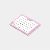 Süße klebrige Haftnotizen  Post-it Klebezettel (angewinkelt)