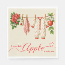 Süße kleine Apfel-Baby-Party | Herbstliche rustika