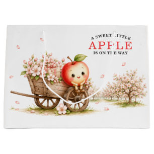 Süße kleine Apfelblüten-Baby-Party Große Geschenktüte