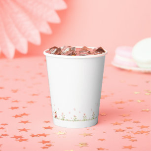 Süße kleine Apfelblüten-Baby-Party Pappbecher