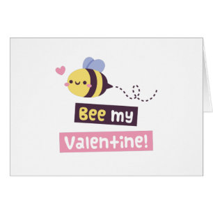 Süße kleine Biene, sei meine Valentinstag-Grußwort