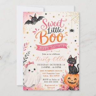 Süße kleine Boo-Baby-Party Einladung
