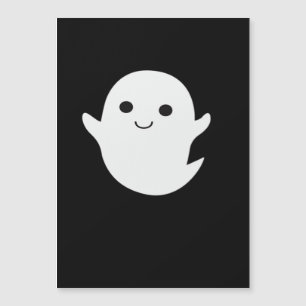 Süße kleine Boo Classic Fitted Magnetkarte