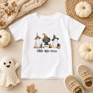 Süße kleine Boo-Crew Halloween-Geister Baby T-shirt