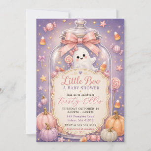 Süße kleine Boo-Glas-Babyparty Einladung