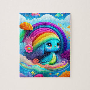 Süße kleine bunte Fantasie Puzzle
