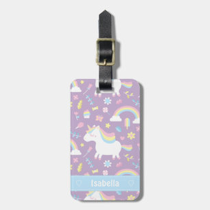 Süße kleine Einhorn Regenbogen Mädchen Muster-Tasc Gepäckanhänger