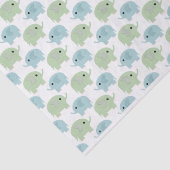 Süße kleine Elefanten Seidenpapier (Ausschnitt)