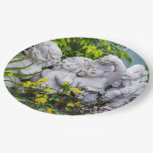 Süße kleine Engel... Pappteller (Schrägansicht)