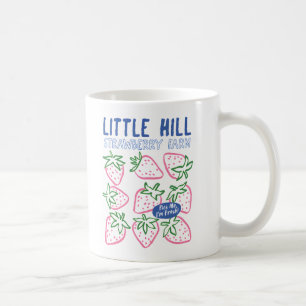 Süße kleine Erdbeerfarm-Hügel-Kunst Kaffeetasse