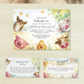 Süße kleine Farm-Baby-Shower-Einladung Einladung