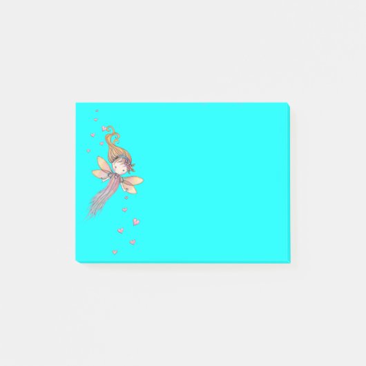 Süße kleine Fee Post-it Klebezettel (Vorderseite)