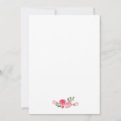 Süße kleine Flusspferd-Babyparty Einladung (Rückseite)