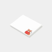 Süße kleine Fuchs-Notizen Post-it Klebezettel (angewinkelt)