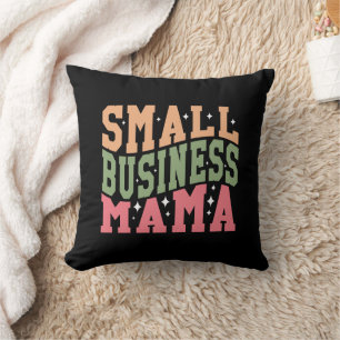 Süße kleine Geschäft-Mama-Wortkunst Kissen
