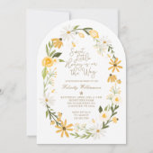 Süße kleine Honig auf dem Weg Beautydusche Einladung (Vorderseite)